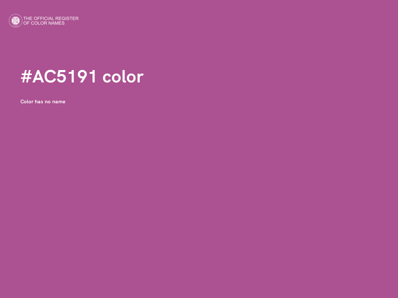 #AC5191 color image