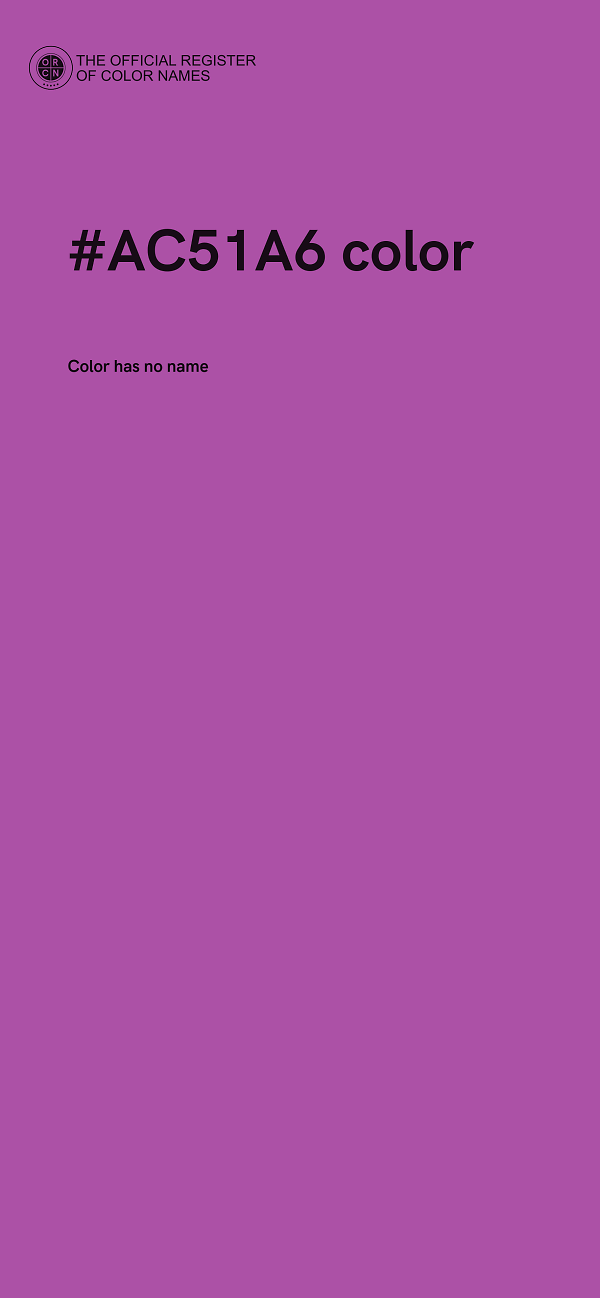 #AC51A6 color image