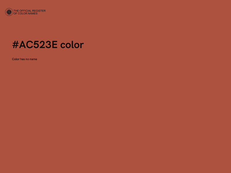 #AC523E color image