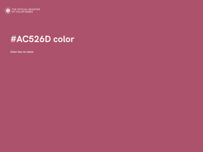 #AC526D color image