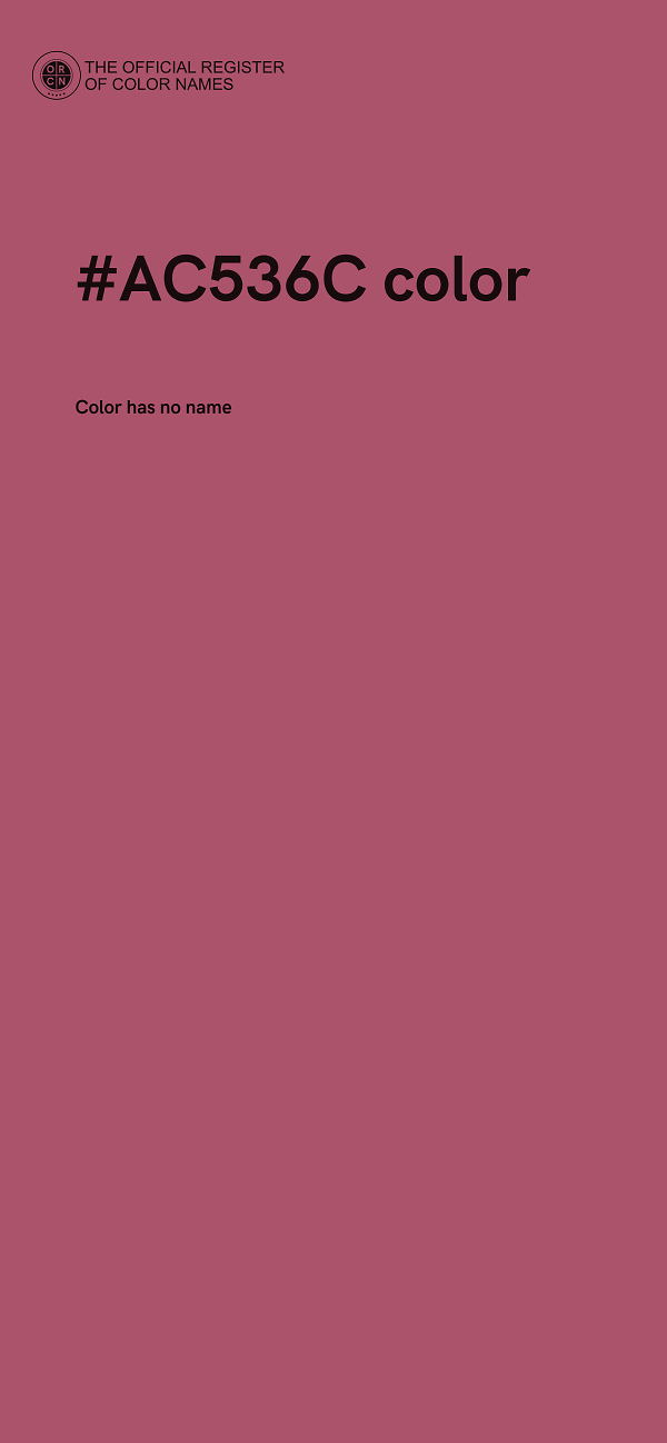 #AC536C color image