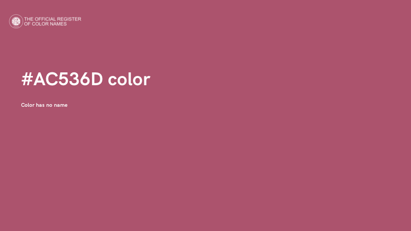 #AC536D color image