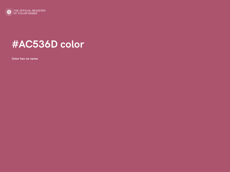 #AC536D color image
