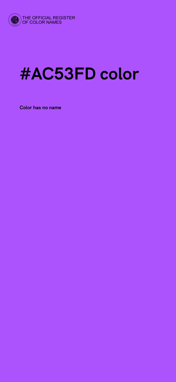 #AC53FD color image