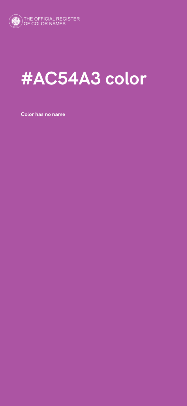 #AC54A3 color image