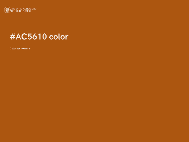 #AC5610 color image