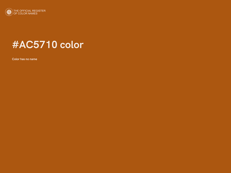 #AC5710 color image