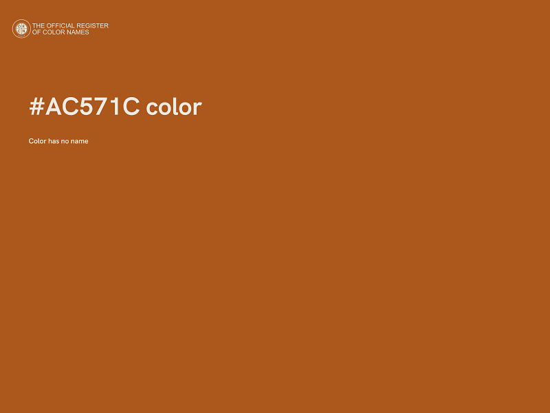 #AC571C color image
