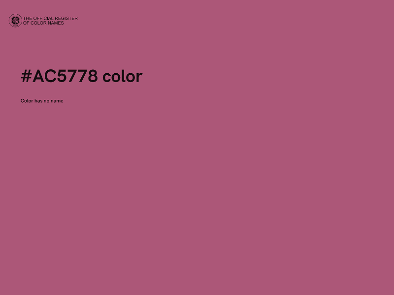 #AC5778 color image