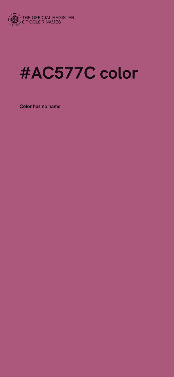 #AC577C color image