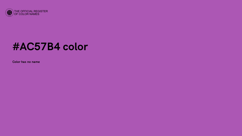 #AC57B4 color image