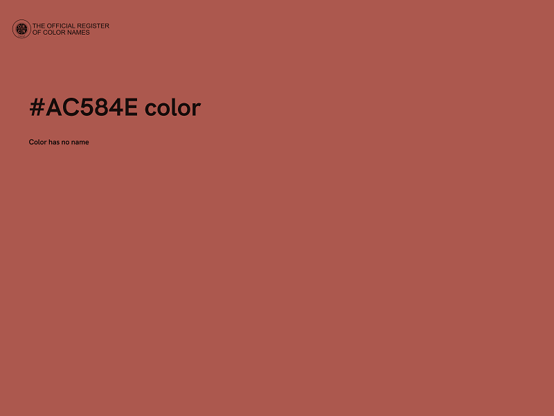 #AC584E color image