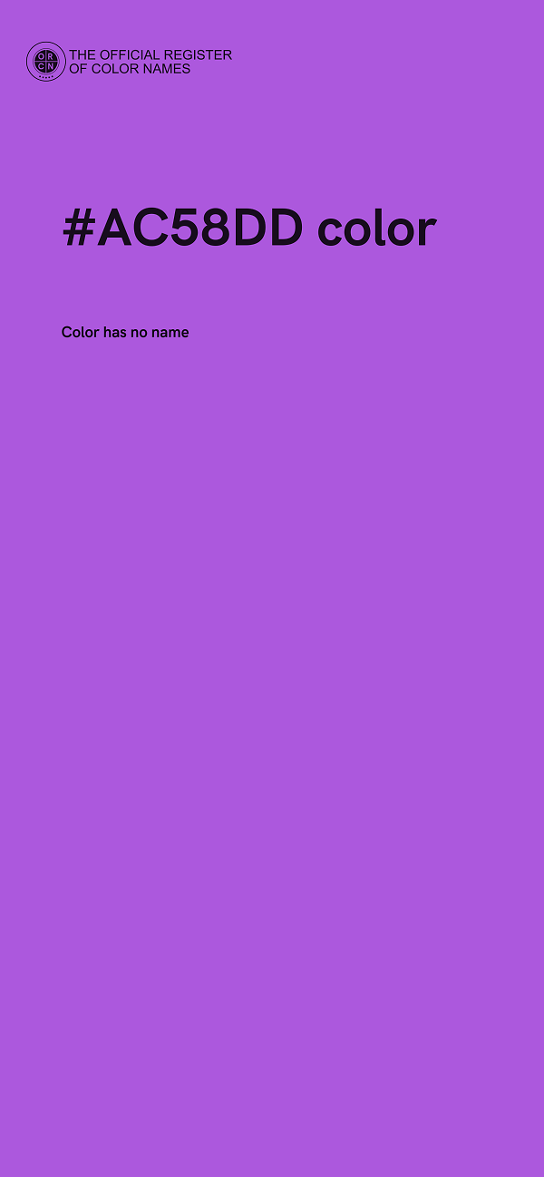 #AC58DD color image