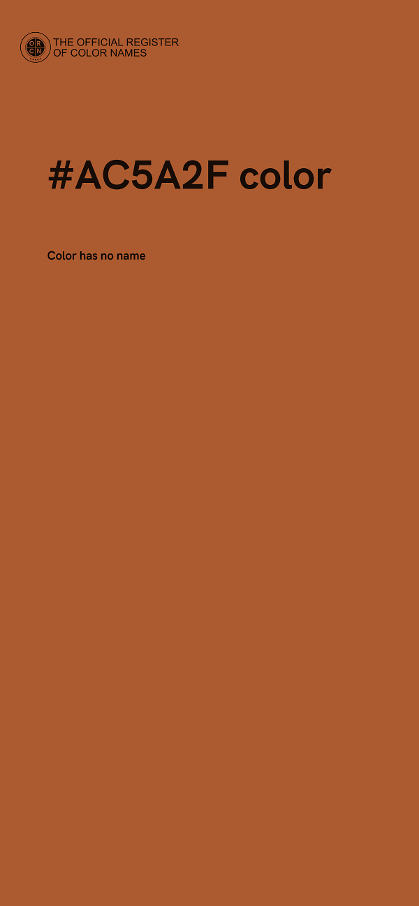 #AC5A2F color image