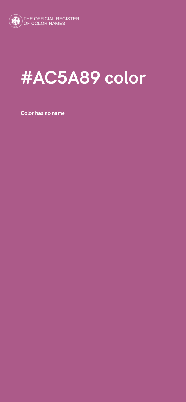 #AC5A89 color image