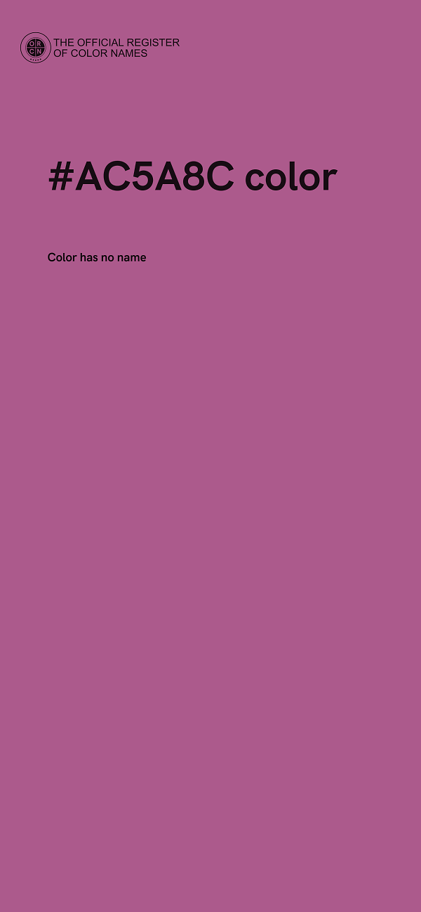 #AC5A8C color image