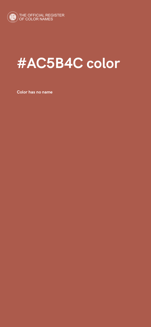 #AC5B4C color image