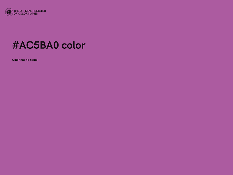 #AC5BA0 color image