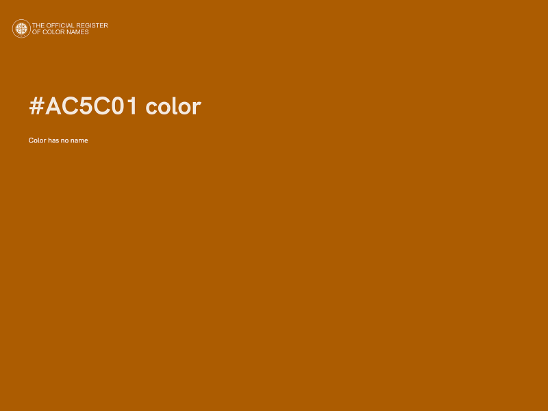 #AC5C01 color image