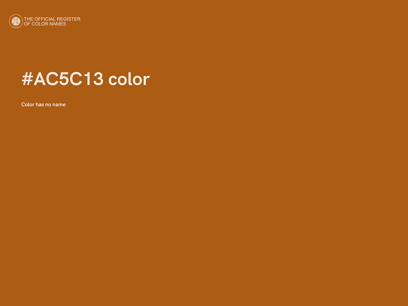 #AC5C13 color image