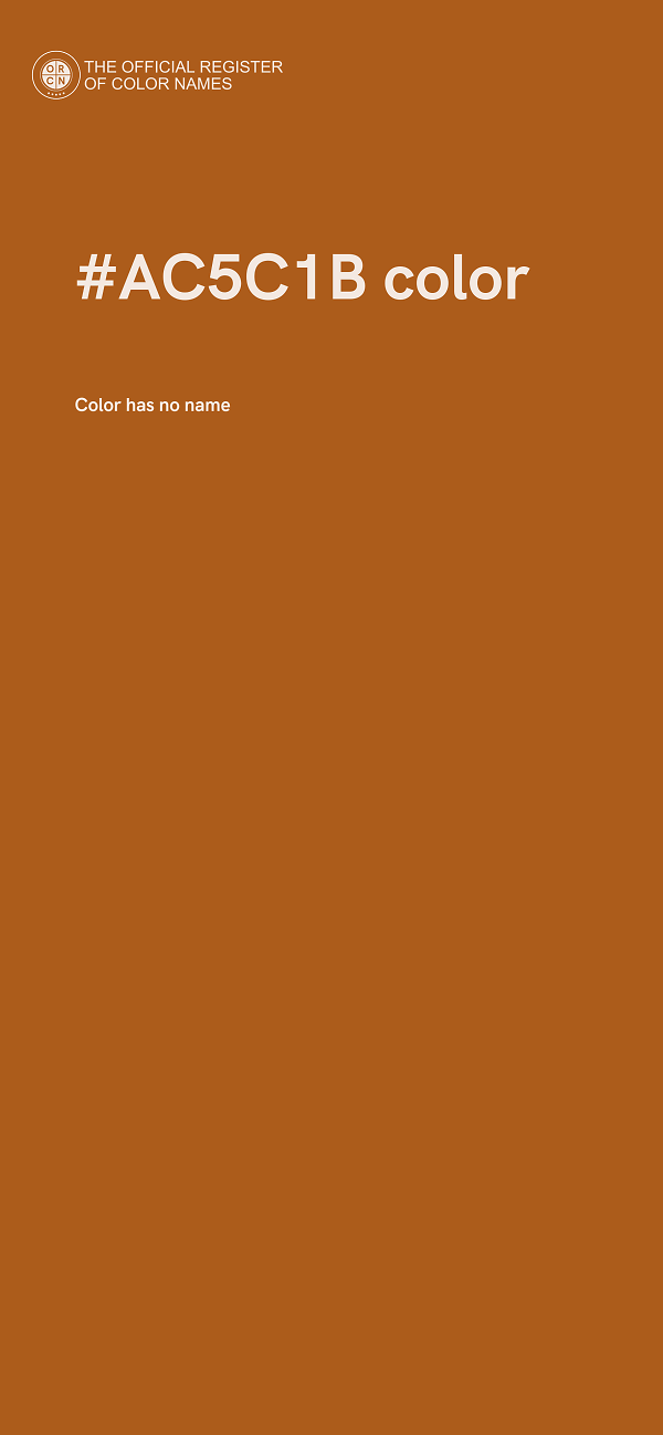 #AC5C1B color image