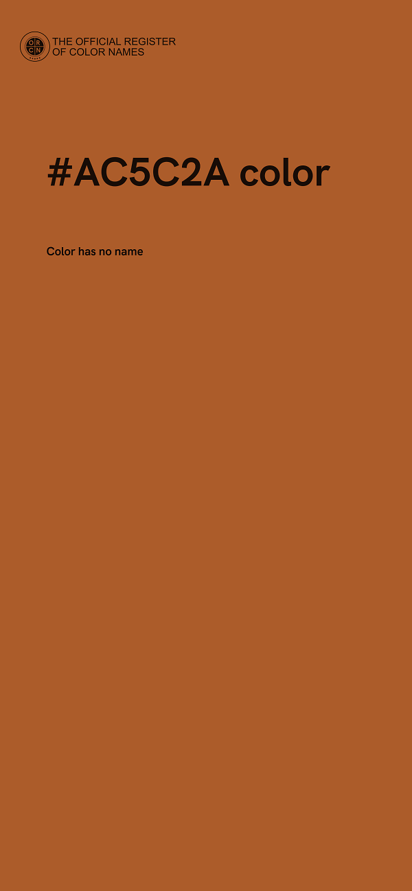 #AC5C2A color image