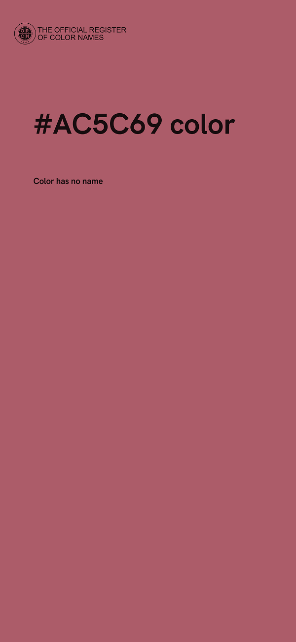 #AC5C69 color image