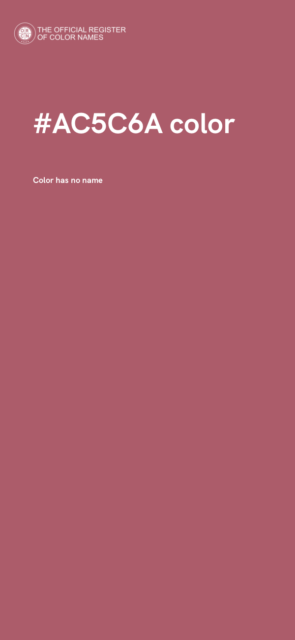 #AC5C6A color image