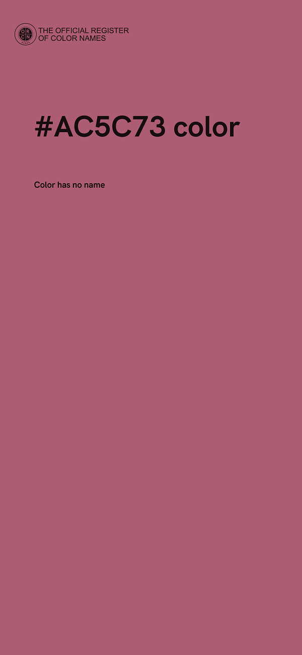 #AC5C73 color image