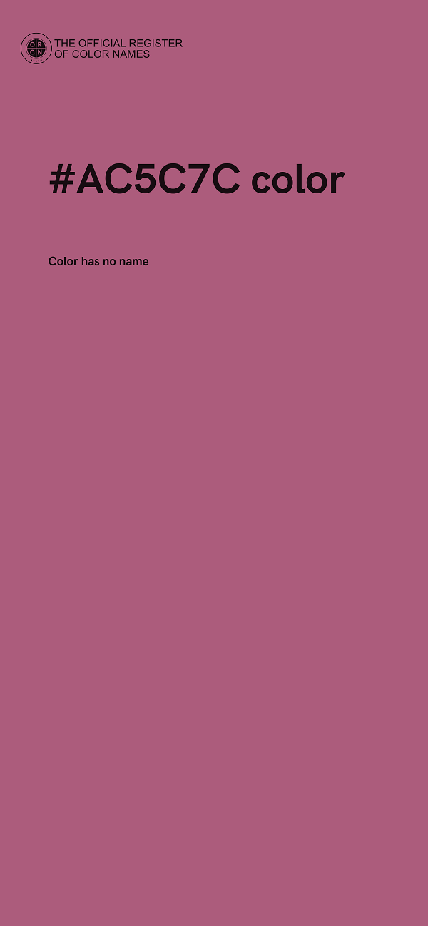 #AC5C7C color image