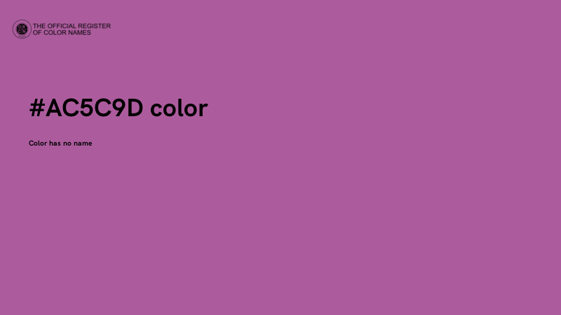 #AC5C9D color image