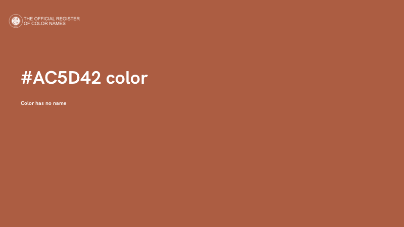 #AC5D42 color image