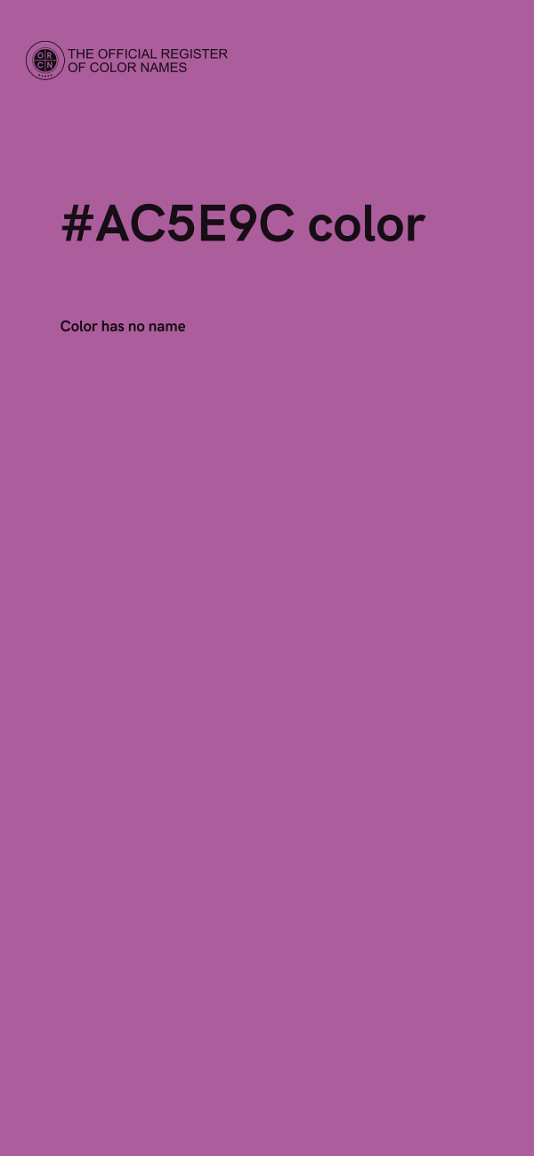 #AC5E9C color image