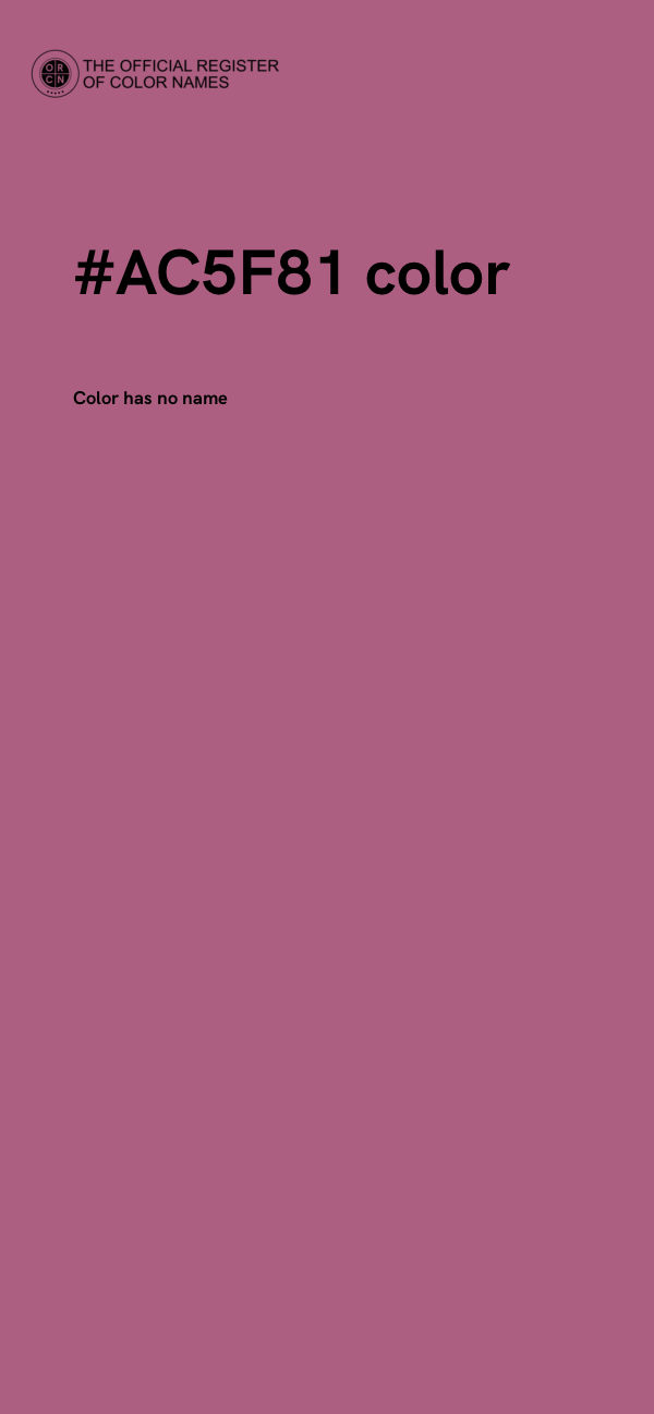 #AC5F81 color image