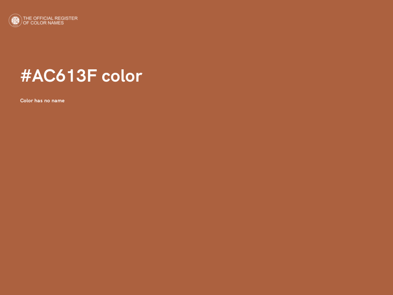 #AC613F color image