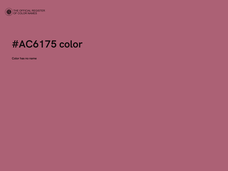 #AC6175 color image
