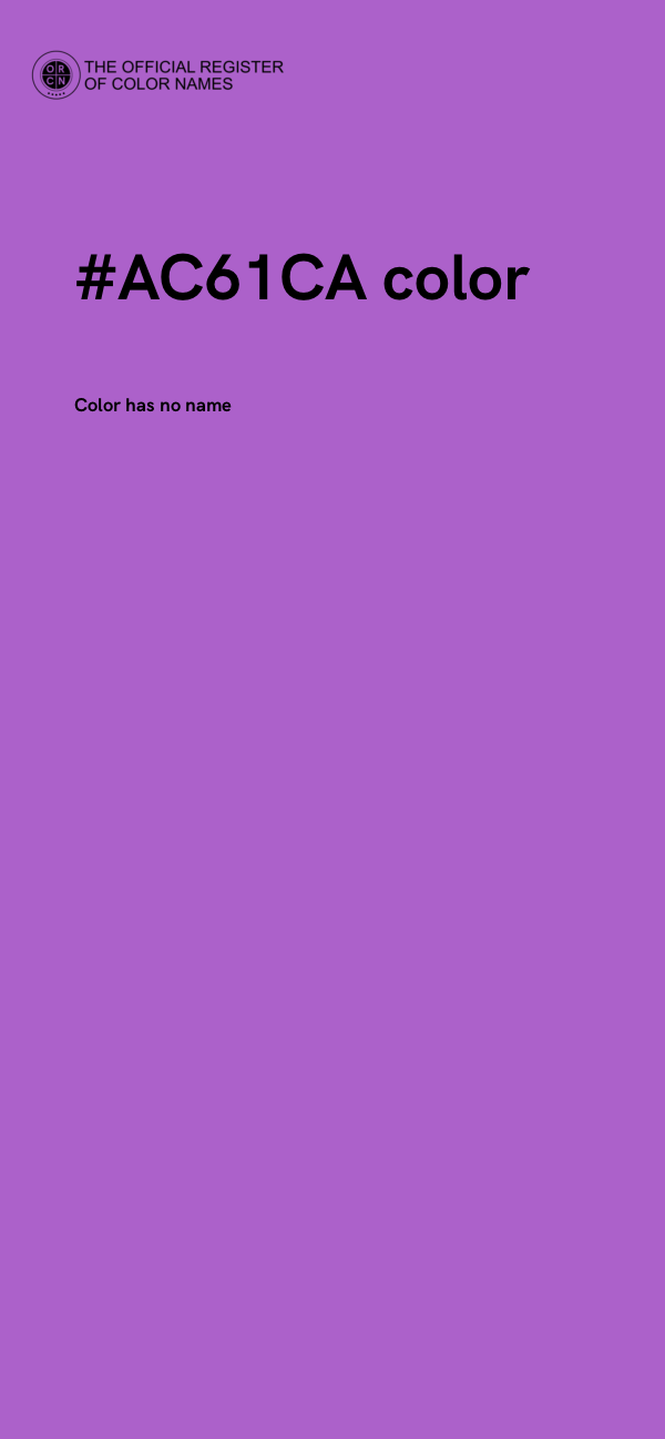 #AC61CA color image