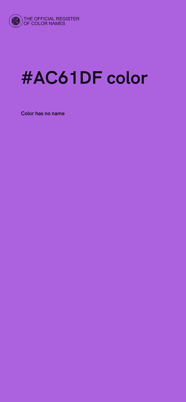 #AC61DF color image