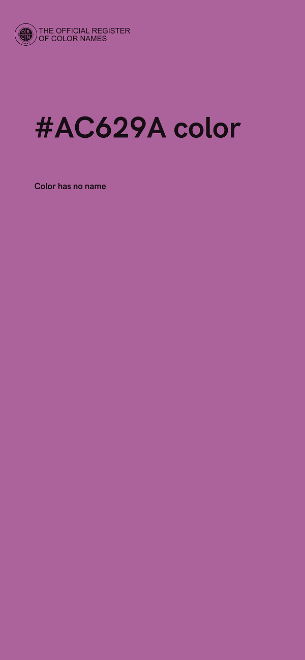 #AC629A color image