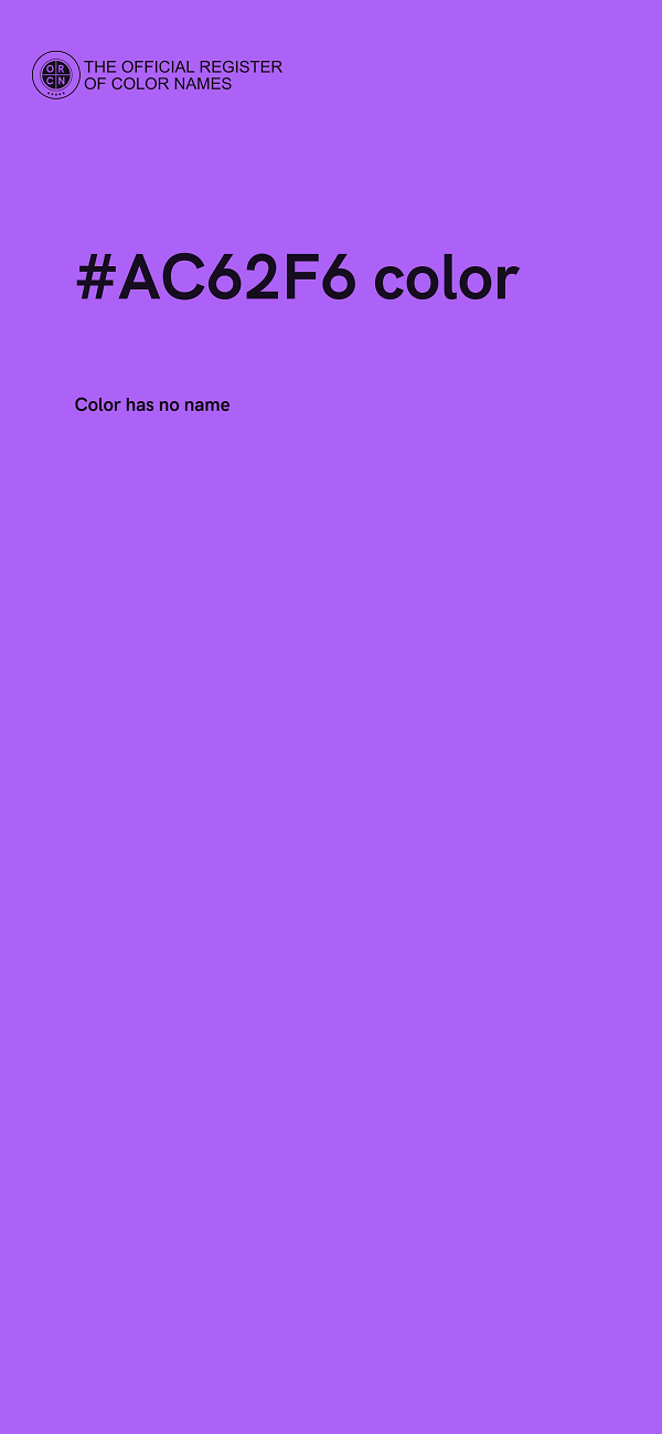 #AC62F6 color image