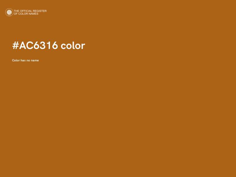 #AC6316 color image