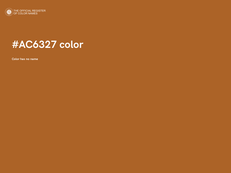 #AC6327 color image