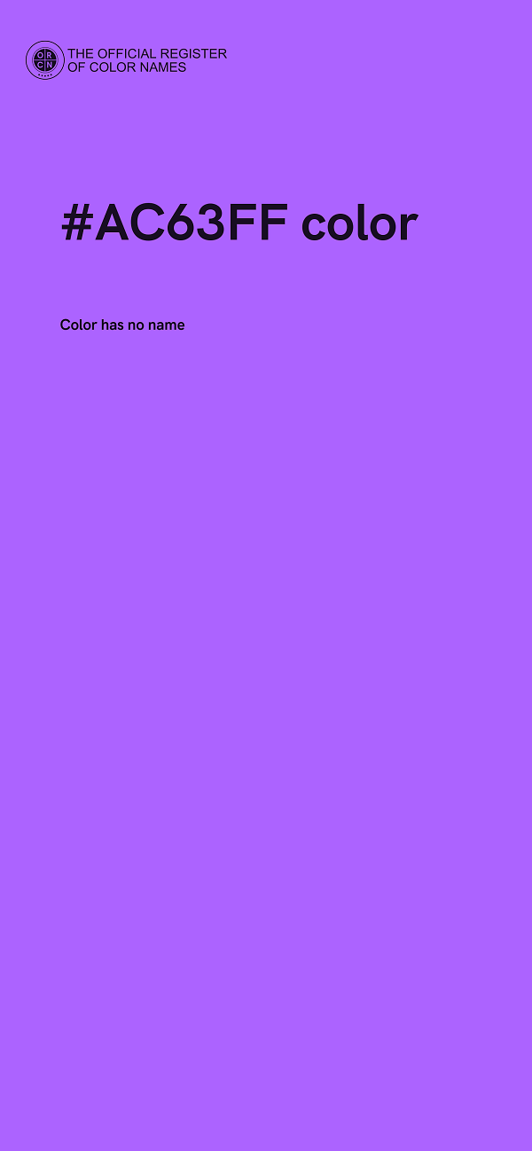 #AC63FF color image