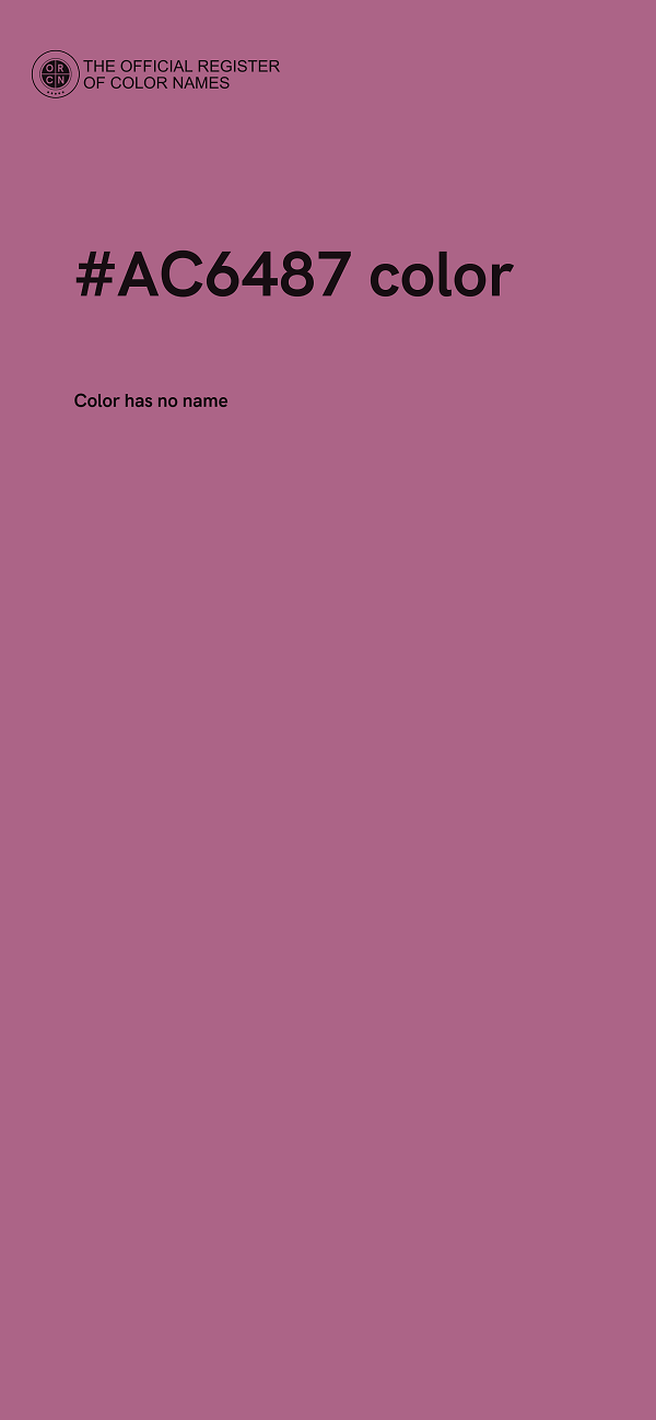 #AC6487 color image