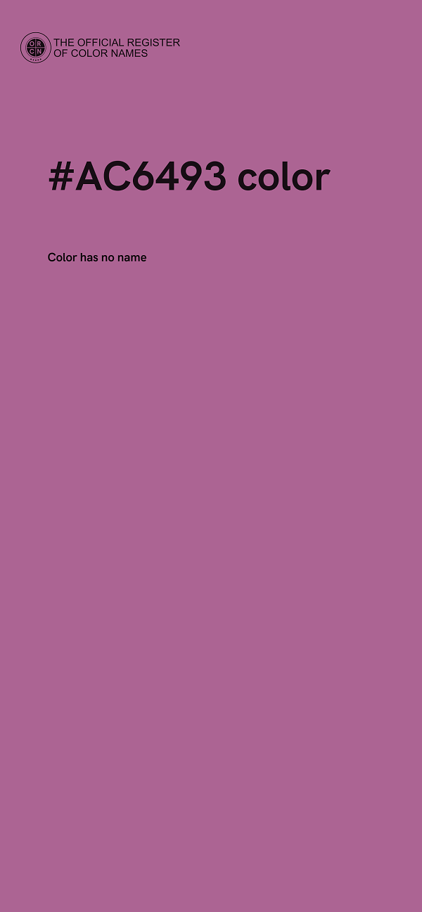 #AC6493 color image