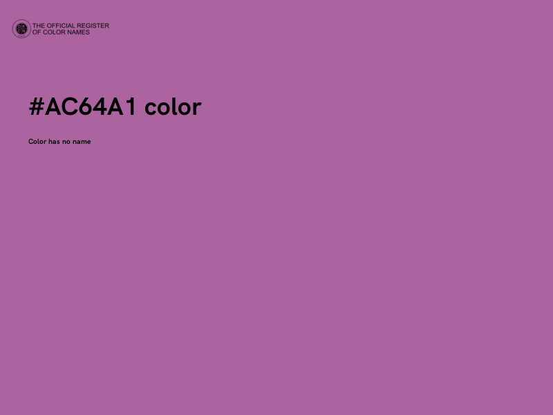 #AC64A1 color image