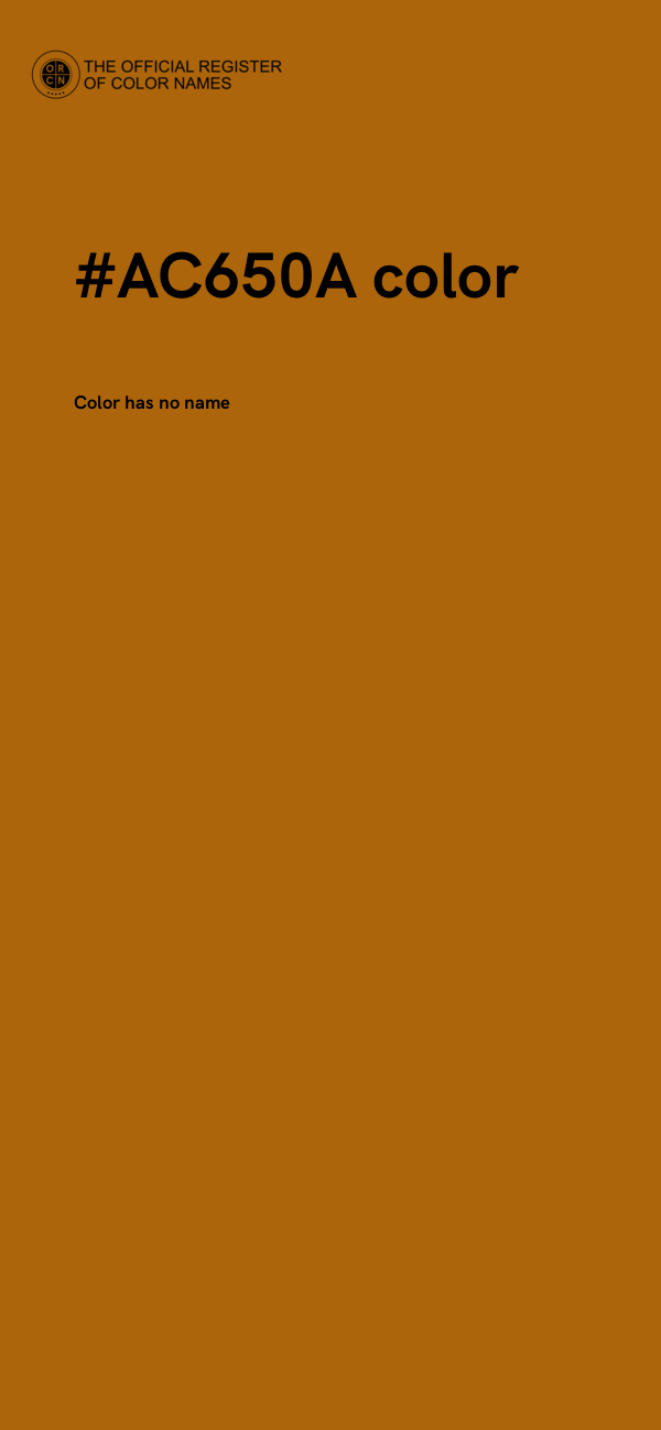 #AC650A color image
