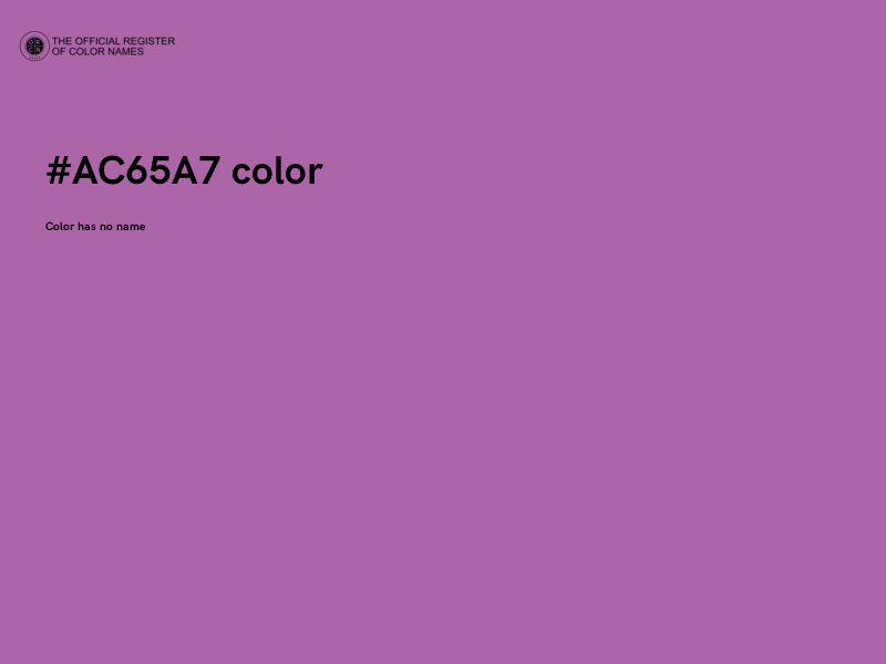 #AC65A7 color image