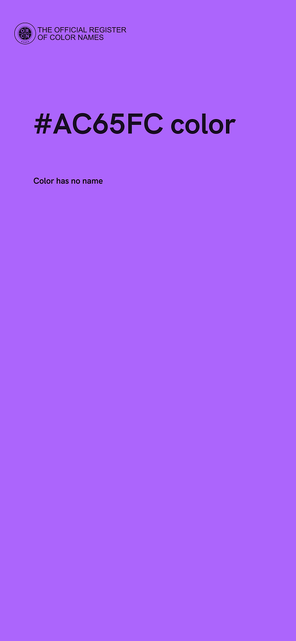 #AC65FC color image