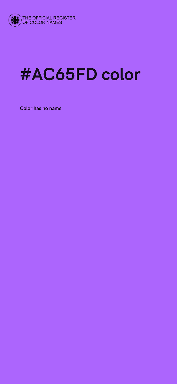 #AC65FD color image